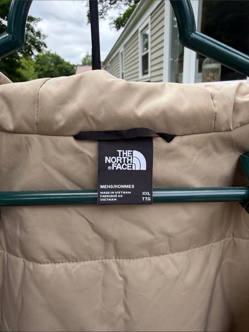 The North Face Men's Taupe Hooded Puffer Jacket - Picture 2 of 5